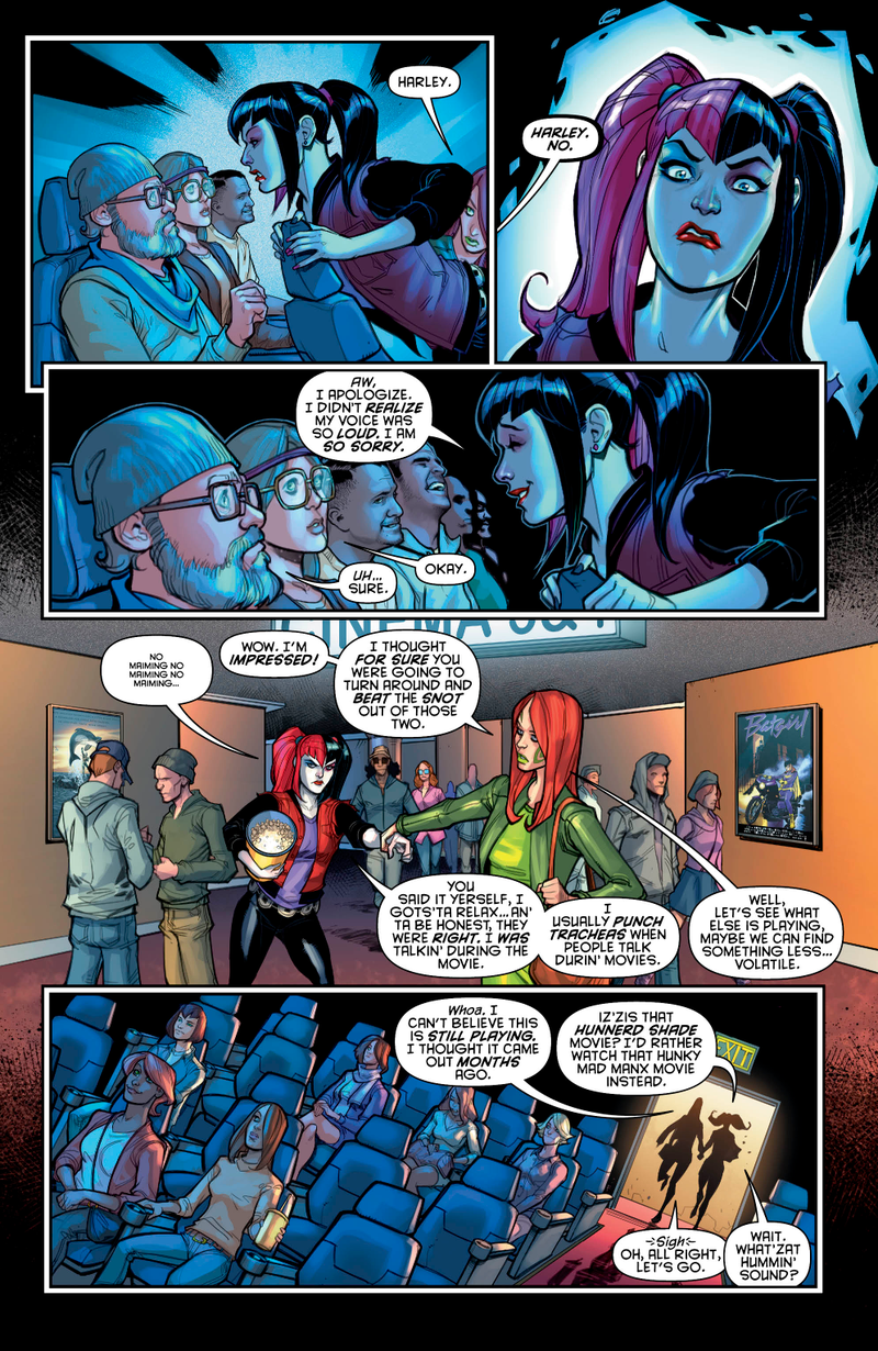 Illustration for article titled Exclusive DC preview: The Gang of Harleys assembles in Harley Quinn #16